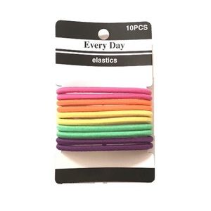 Vibrant Colored Hair Ties • 10 Piece  NWT
